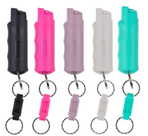 Kuros!™ Key Case Pepper Spray with Quick Release Key Ring